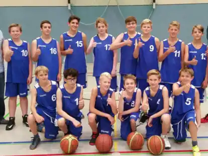 Gut aufgestellt pr&auml;sentieren sich die neuformierten U-16-Basketballer des TuS Oestringen f&uuml;r ihre erste Liga-Spielzeit &uuml;berhaupt.