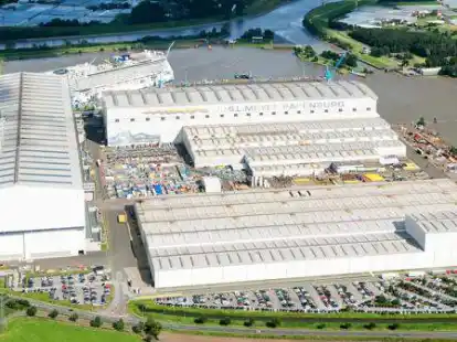 Gel&auml;nde der Meyer Werft in Papenburg