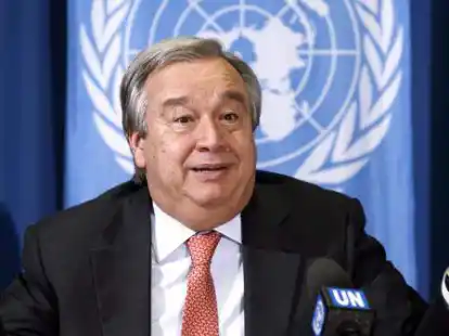 Ant&oacute;nio Guterres, noch in seiner Funktion als Chef des  UN-Fl&uuml;chtlingshilfswerks
