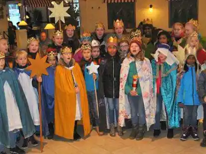 Die Sternsinger der katholischen Kirchengemeinde St. Marien sammeln wieder singend Spenden f&uuml;r Missionsprojekte. Im letzten Jahr kamen dadurch mehr als  6000 Euro zusammen.