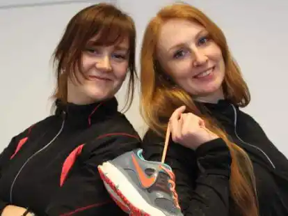 Die Bloggerinnen von &bdquo;Lauf geht&rsquo;s&ldquo; Verena Sieling (links) und Sophie Schwarz
