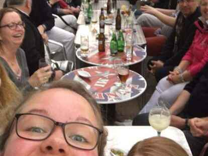 Hatten immer Spa&szlig;: die jeversche Delegation in Cullera.