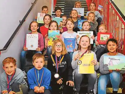 Die Plattdeutsch-Vorleser der Grundschule Kirchhatten