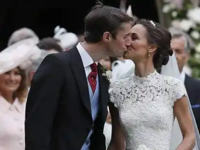 Knuuuutsch: Pippa Middleton hat James Matthews geheiratet.