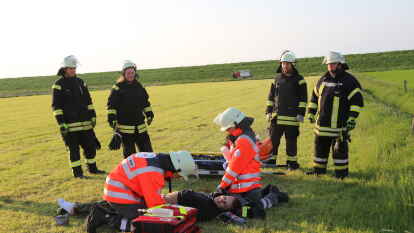 Flugzeug Absturz Neu Augustengroden &Uuml;bung