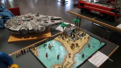 Lego B&ouml;rse in der Delmenhorster Markthalle