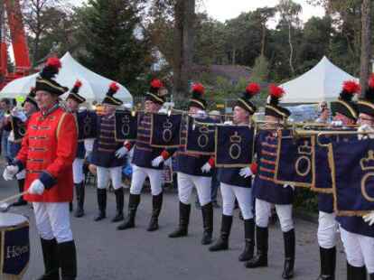 L&auml;utete das Finale ein: der Reiterfanfarenzug H&ouml;ven