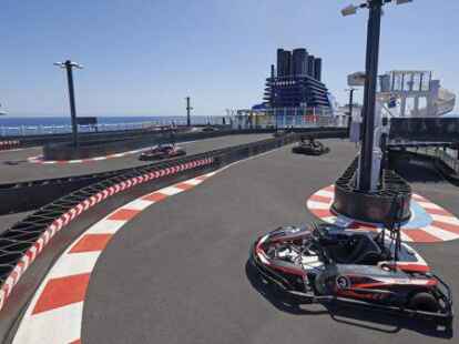 Auf der &laquo;Norwegian Bliss&raquo; wird es als Besonderheit auch eine zweist&ouml;ckige Kartbahn geben.