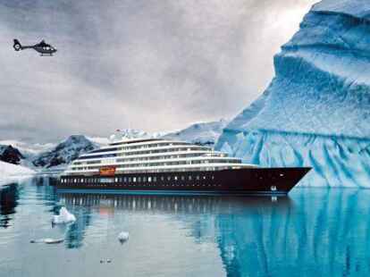 Die &laquo;Scenic Eclipse&raquo; hat unter anderem einen Hubschrauber an Bord.