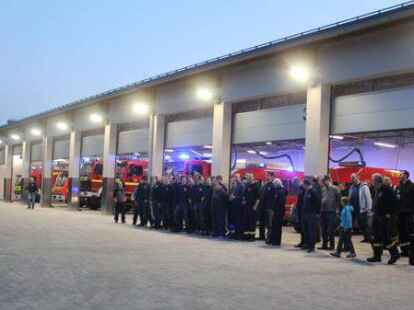 Umzug ins neue Geb&auml;ude der Freiwilligen Feuerwehr Wildeshausen an die Krandelstra&szlig;e.
