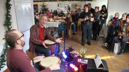 Viel Betrieb herrschte beim Wintermarkt in der Katenkamp-Schule und der Delme-Werkstatt in Ganderkesee.