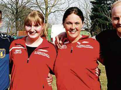 Schafften den Sprung ins DM-Aufgebot des FKV: (von links) Michel Albers, Jana Schonvogel, Astrid Hinrichs und Simon Quarhamer aus der Friesische Wehde