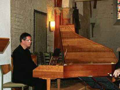 Musizierten in  Blexen: Kay Philipp Fuhrmann (Tenor),   Johannes Kirchberg (Cemballo) und  Fabian Boreck (Cello)