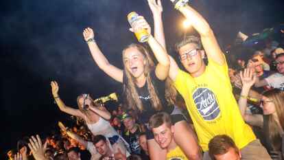 Andy ist auf einem Tennisturnier 2018