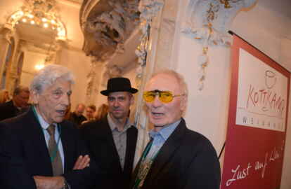 Absoluter Stammgast in Oldenburg: Tatort-Regisseur Thomas Stiller (Mitte) mit Radley Metzger (links) und Arthur Brauss