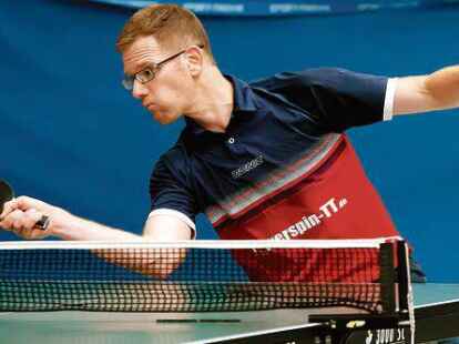 Machte mit dem TV Hude III volle Ausbeute in der Tischtennis-Bezirksoberliga S&uuml;d: Giuseppe Castiglione