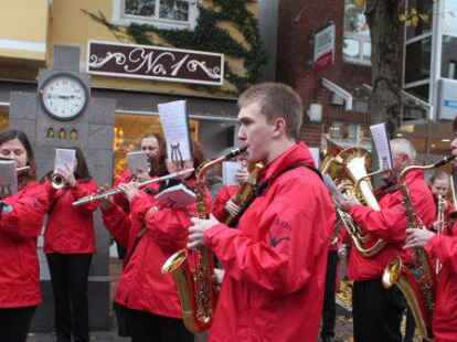 Sorgten f&uuml;r Musik: das Blasorchester Wildeshausen.
