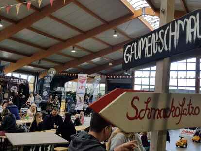 Streetfood-Festival in der Halle der Landtage Nord.