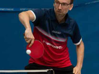 Hielt mit einem Doppelsieg und einem gewonnenen Einzel noch am besten dagegen: Andreas Lehmkuhl vom TV Hude III