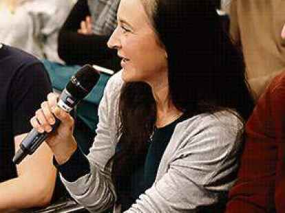 Beteiligte sich an der  Debatte:  Ramona Ratzinski