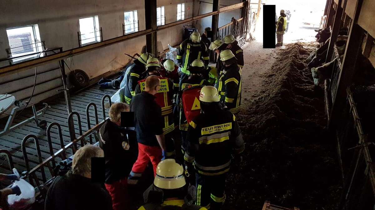 Einsatz Vom Dach gestürzt