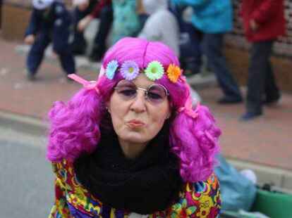 Die Umzugsteilnehmer hatten sich viel M&uuml;he mit ihren Kost&uuml;men gegeben.