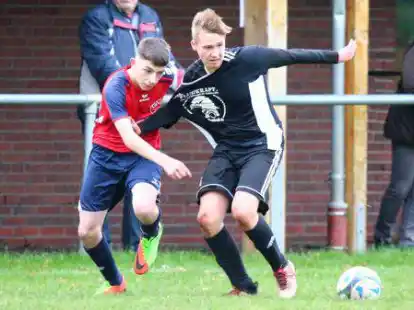 Konnten sich seit langer Zeit wieder einmal durchsetzen: die B-Junioren der JSG AGA (in schwarz).