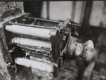 Eine Detailaufnahme w&auml;hrend der Bauarbeiten