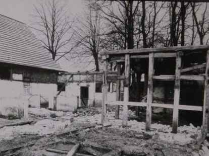 Das Haus an der Krim 1 in D&ouml;tlingen im Umbau