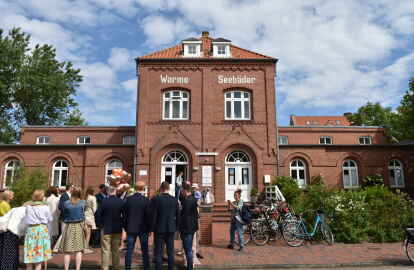 Das Standesamt auf Juist im &bdquo;Alten Warmbad&ldquo; Bild: Ziegeler