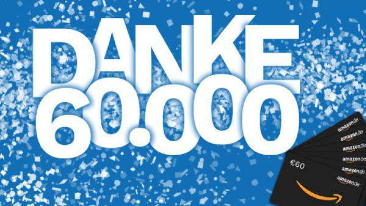 Feiert mit uns 60.000 auf Facebook!