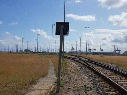 Schienennetz am Jade-Weser-Port