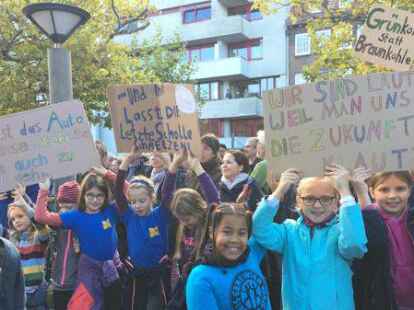 Die Sch&uuml;lerinnen und Sch&uuml;ler der Grundschule Ohmstede der Umwelt-Action-Kids-AG haben sich gut auf den Tag vorbereitet.