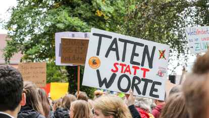 Mehr als 1000 Teilnehmer bei der Klima-Demo in Brake