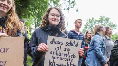 Mehr als 1000 Teilnehmer bei der Klima-Demo in Brake