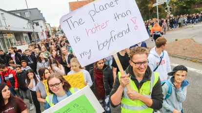 Mehr als 1000 Teilnehmer bei der Klima-Demo in Brake