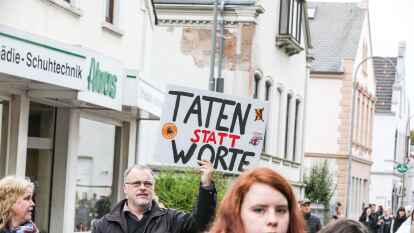 Mehr als 1000 Teilnehmer bei der Klima-Demo in Brake