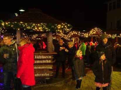 Der Winterzauber-Markt in Hude ist am Freitag gestartet.