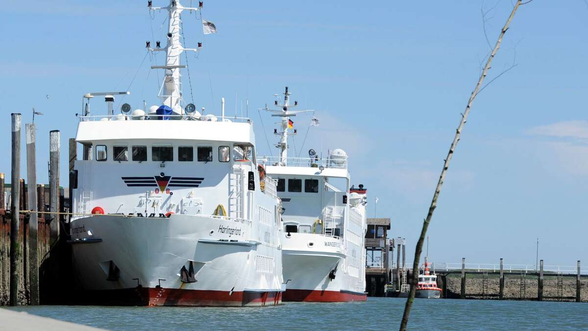 Versandung der Hafeneinfahrt Fahrplanänderung der WangeroogeFähre