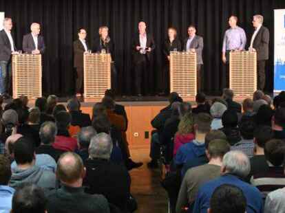 Engagierte Debatte in Westerstede: NWZ-Podiumsdiskussion zum Thema &bdquo;Landwirtschaft in der Krise&ldquo;.