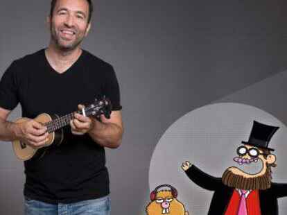 Am 28. Februar mit einer Cartoon-Show in der Jahnhalle: Piero Masztalerz