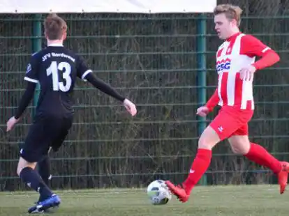 Spielte einen starken Abwehrpart: Marius Krumland (rechts) vom VfL Wildeshausen