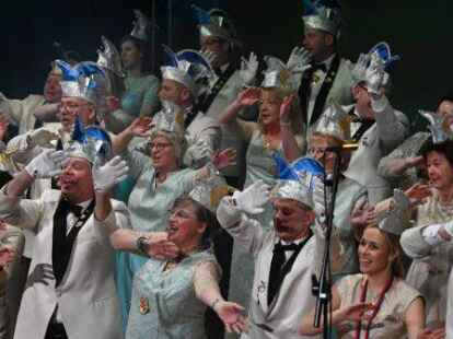 Bilder von der B&uuml;ttenabend-Generalprobe