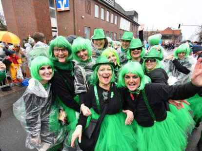 Die Narren in Ganderkesee trotzten Regen und Sturm