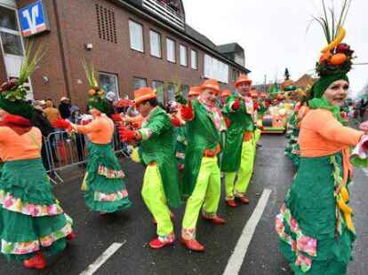 Die Narren in Ganderkesee trotzten Regen und Sturm