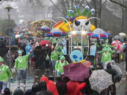 Die Narren in Ganderkesee trotzten Regen und Sturm