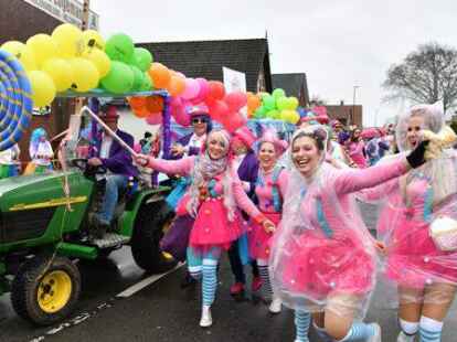Die Narren in Ganderkesee trotzten Regen und Sturm