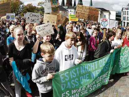 Immer wieder mahnt die &bdquo;Fridays-for-Future&ldquo;-Bewegung Ma&szlig;nahmen gegen den Klimawandel an.