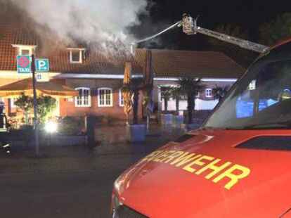 In Ganderkesee brennt ein Restaurant.