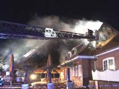 In Ganderkesee hat in der Nacht zu Mittwoch ein Restaurant gebrannt.
